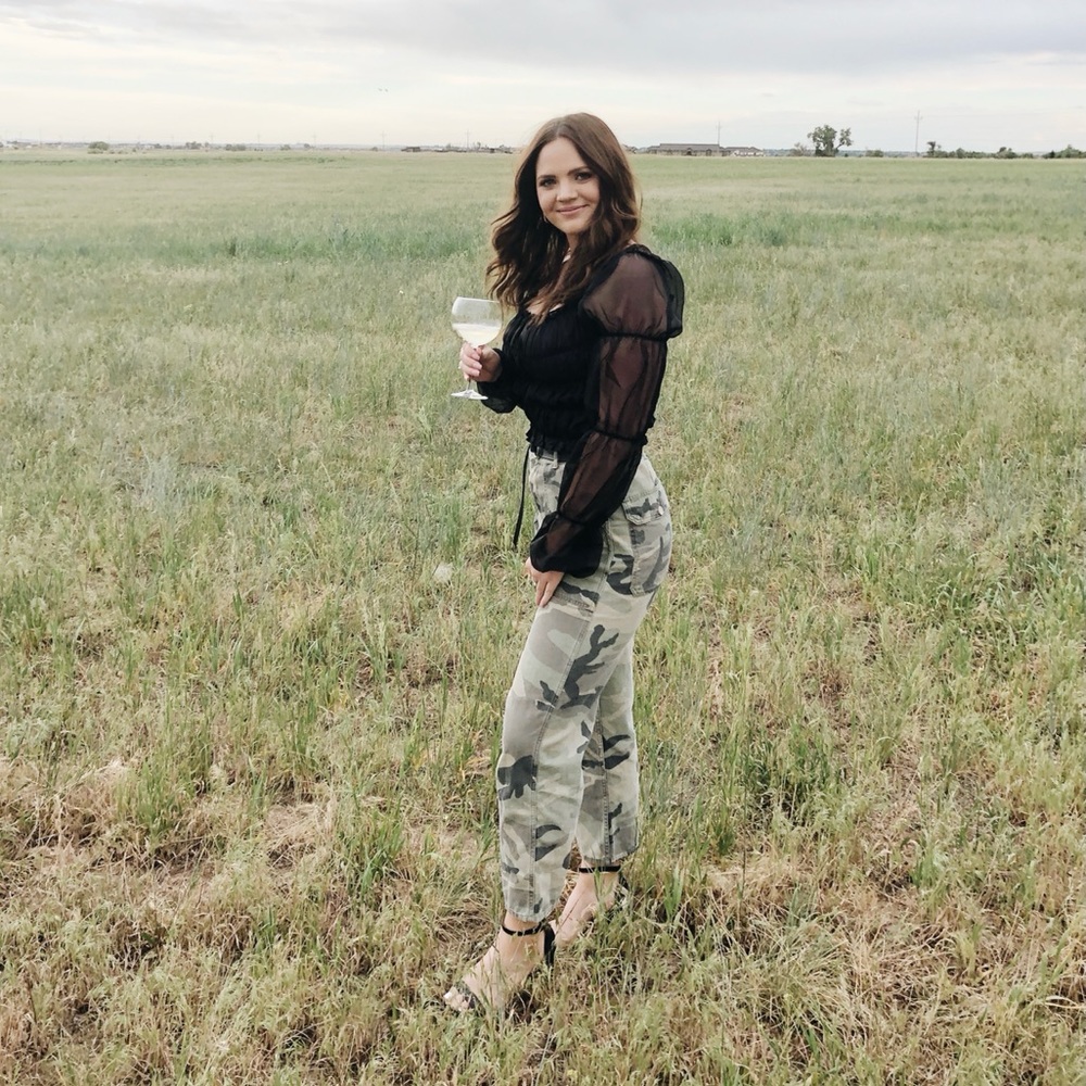 Top Shop Green Camo Army Pants